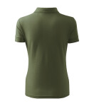 Dámske tričko Pique Polo khaki S