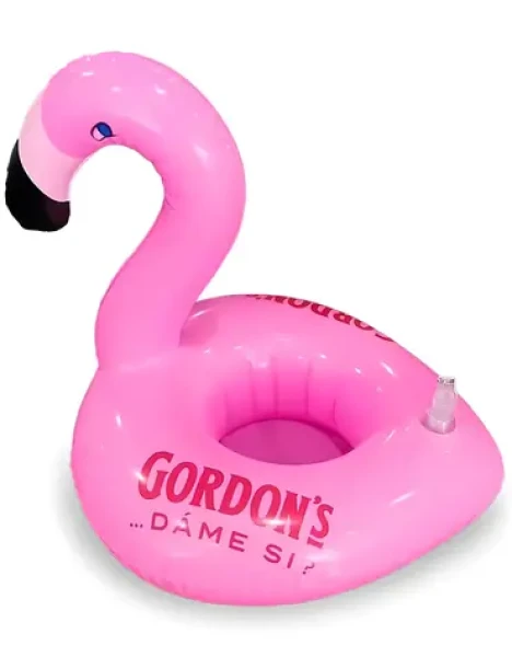 GORDONS Nafukovací kruh Plameniak / Hračka do vody / 1 ks