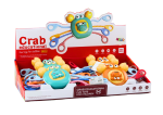 Mamido Interaktívny senzorický krab edukačné hryzátko pre deti