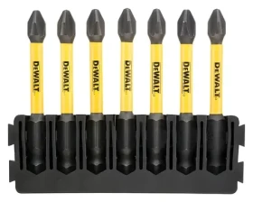 DeWalt Sada predĺžených bitov PH2 / Bity / 7 ks / PH2 / 57 mm (DT70817)