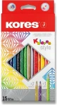 Maped Pastelky trojhranné Kolores Style 15 ks / trojhranný tvar / lipové drevo / 12 +2 +1 farieb (0086/9331000)