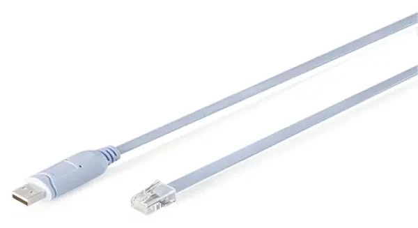 Digitus USB 2.0 - RJ45 konzolový kábel biela / Konzolový kábel / 1,8 m (DA-70173)