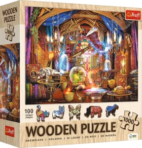 Trefl Drevené puzzle Magická komnata