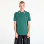 Tričko FRED PERRY Twin Tipped Fred Perry Shirt Sport Green /Track Blue /Track Blue L