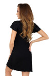 Dámska nočná košeľa Roma Black - Donna S-36 černá