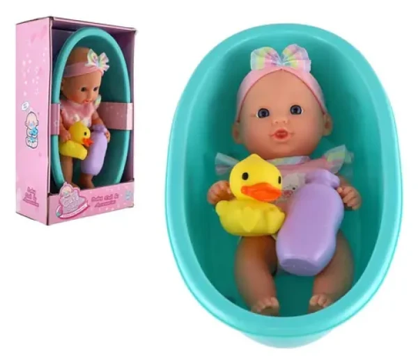 TEDDIES Bábika bábätko s vaničkou
