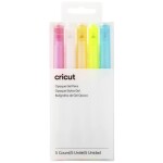 Cricut Joy™ Gel 1,0 mm, 5er sada pera biela, modrá, žltá, oranžová, ružová; 2009849