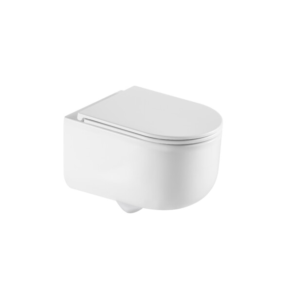 INVENA - WC misa závesná, Korfu guľatá, s doskou soft-close CE-95-001-L