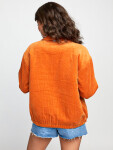 RVCA VIBER CORDUROY DARK ORANGE jarná bunda dámska - S