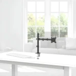 HAMA Stolný držiak pre 1 monitor 35" čierna / Stolný držiak / 1 rameno / VESA 75x75-100x100 / nosnosť 12 kg (00220901)