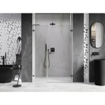 MEXEN/S - Lunar-B L sprchové dvere krídlové pravé 125, transparent, grafit metal 832SL-125-050-95-00-P