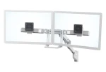 Ergotron HX Wall Dual Monitor Arm / nástenné rameno pre 2 monitory až 32 / biela (45-479-216)
