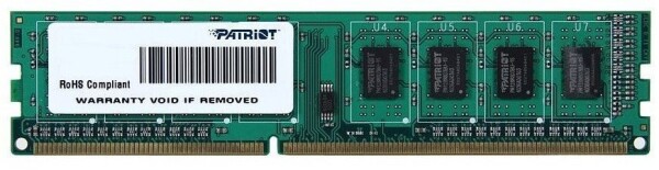 Patriot Signature, DDR3L, 4 GB, 1600MHz, CL11 (PSD34G1600L81)