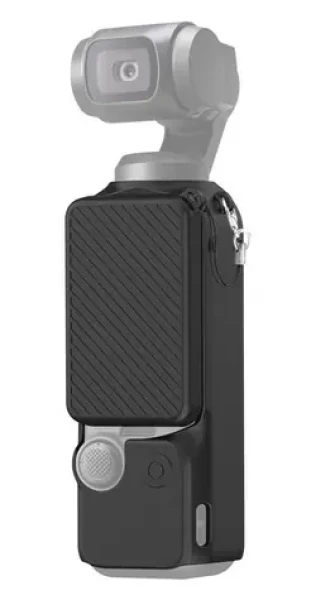 Puluz Silikónové puzdro so šnúrkou čierna / Puzdro / pre DJI OSMO Pocket 3 / silikón (PU998B)