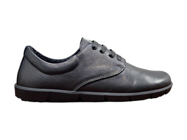 Wild 017-26025 Black Dámske celokožené barefoot poltopánky čierne 39