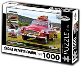 RETRO-AUTA Puzzle č. 34 Škoda Octavia Combi (1964)