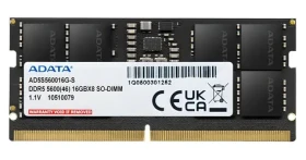 ADATA 16 GB (1x16 GB) DDR5 5600 MHz / Operačná pamäť / SO-DIMM / CL46 / 1,1 V (AD5S560016G-S)