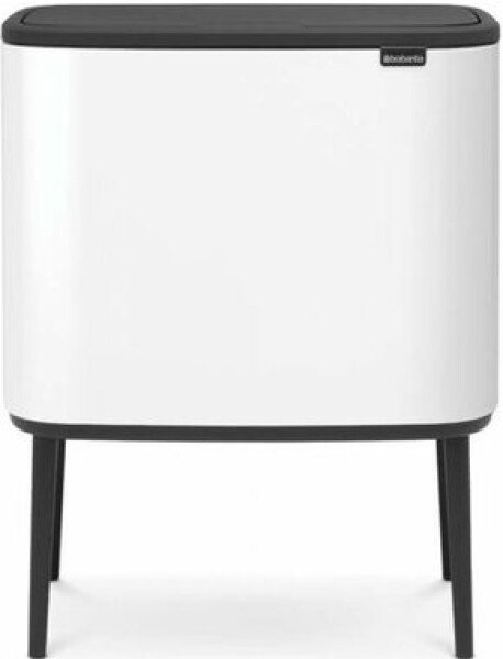 Brabantia Bo Touch Odpadkový kôš na triedený odpad 3 x 11 L biela / 54 x 68 x 31.2 cm (31 35 23)