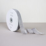 Bella Rose Zamatová stuha 2 cm – Grey (10 m)