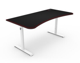 AROZZI ARENA Gaming Desk herný stôl čiernobiely / D: 160cm / Š: 71-82cm / V: 71-81cm (ARENA-WHITE)