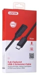 Unitek C14086BK-1.5M čierna / Predlžovací kábel USB-C / USB 3.2 Gen 2 / 1,5 m / 100 W (C14086BK-1.5M)