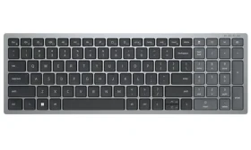 DELL KB-740 US šedá / Bezdrôtová klávesnica / US / QWERTY / USB / Bluetooth (580-AKOX)