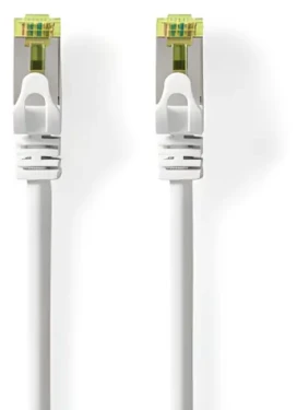 Nedis CAT7 biela / Sieťový kábel / S/FTP / RJ45 - RJ45 / 3 m / Snagless (CCGB85420WT30)