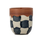 Bloomingville Hrnček Check Blue 375 ml