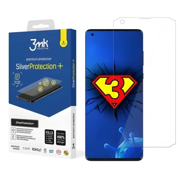 3mk SilverProtection+ pre Motorola Edge PLUS / Ochranná fólia / antimikrobiálna / mokrá aplikácia
