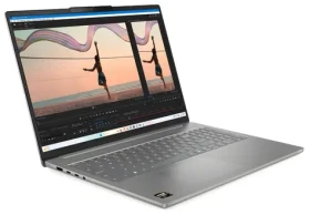 Lenovo IdeaPad Slim 5 16AKP10 sivá / Notebook / 16" 2.8K OLED 120Hz / AMD RYZEN AI 7 350 / 32GB / 1TB SSD / W11H (83HY009XCK)