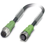 Sensor/Actuator cable SAC-4P-M12MS/10,0-186/M12FS 1509571 Phoenix Contact; 1509571