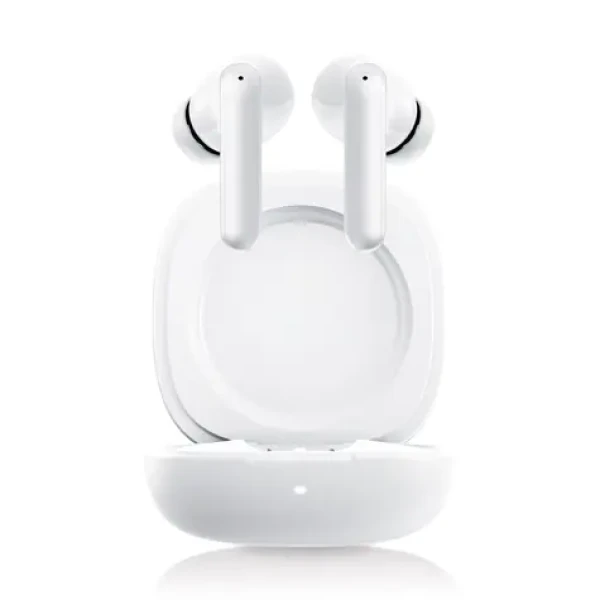 Niceboy Pins 4 PRO biela / Bezdrôtové slúchadlá s mikrofónom / ANC / Bluetooth 5.4 / IP54 / nabíjacie púzdro (pins-4-pro-white)