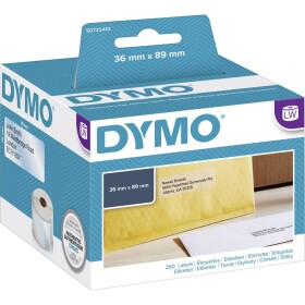 Dymo štítky 89mm 36mm, velké, ks, S0722410