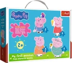 Trefl Baby puzzle Prasiatko Peppa 4v1/3, 4, 5, 6 dielikov