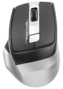 A4Tech FSTYLER FB35 sivá / Bezdrôtová optická myš / 2000 DPI / Bluetooth + 2.4 GHz / 6tl. + koliesko (A4TMYS46717)