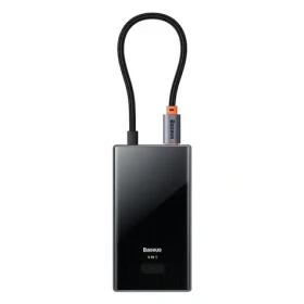 Baseus PioneerJoy šedá / USB hub / USB-C na 4X USB-A 3.0 (WKYY030013)