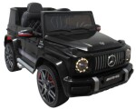 Mamido Elektrické autíčko Mercedes G63 s čiernym EVA penovým kolesom a mäkkou sedačkou, licencované