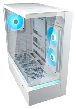COUGAR CFV235 biela / Skriňa PC / Midi Tower / ATX / ARGB / temperované sklo (CGR-2DA4W)