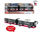 MaDe 09023 - Autobus na zotrvačník 44 cm, hovorí česky, hlási zastávky, CZ design