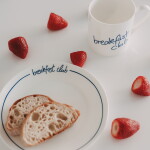 Eulenschnitt Porcelánový tanier Breakfast Club Ø 20,4 cm – dark blue