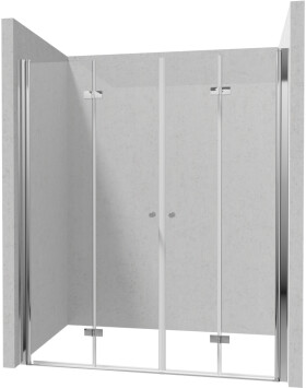 DEANTE/S - Sprchové dvere dvojité skladacie 90x80 KTSX042P+KTSX041P KERRIA/0024