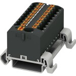 Phoenix Contact 3273256 blok rozvádzača 56 mm pružinová svorka čierna 8 ks; 3273256