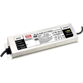 MEAN WELL ELG-240-C1400B-3Y LED driver konštantný prúd 239.4 W 1400 mA 86 - 171 V/DC stmievací funkcie 3v1, stmievateľný, montáž na nehorľavom povrchu,; ELG-240-C1400B-3Y