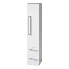 Mereo Bino, kúpeľňová skrinka vysoká 163 cm, pravá, biela CN668N