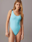 Dámske jednodielne plavky KW0KW02340 DCE light blue - Calvin Klein L