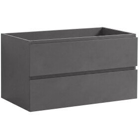 CERANO - Kúpeľňová skrinka pod umývadlo Carole - antracitová - 79x48x45 CER-692779
