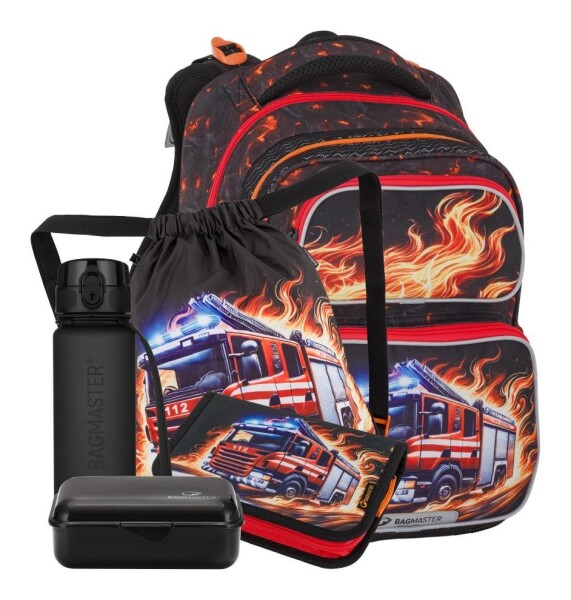 Školský set Bagmaster DOPI 26 B Set L Firefighters