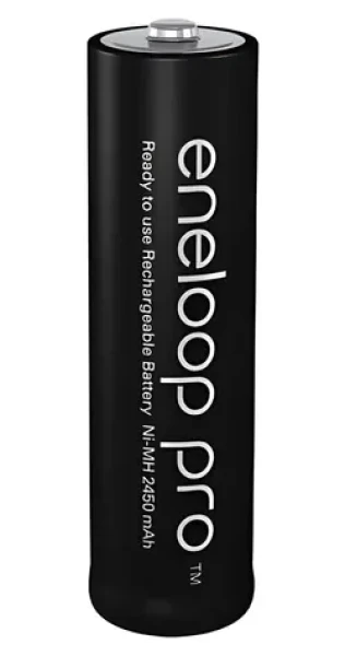 Panasonic Eneloop Pro AA 2500 mAh 4 ks / Nabíjacie batérie / Ni-MH / blister a cestovné puzdro (BK-3HCDE/4CP+CASE)