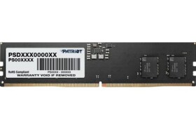 Patriot Signature 8GB 4800MHz čierna / DDR5 / CL40 / On-DieECC / Unbuffered / 1.1V / dopredaj (PSD58G480041)