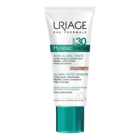 Uriage Tónovací krém proti nedokonalostiam pleti Hyséac 3-Regul SPF 30 (Global Tinted Skin- Care SPF 30) 40 ml